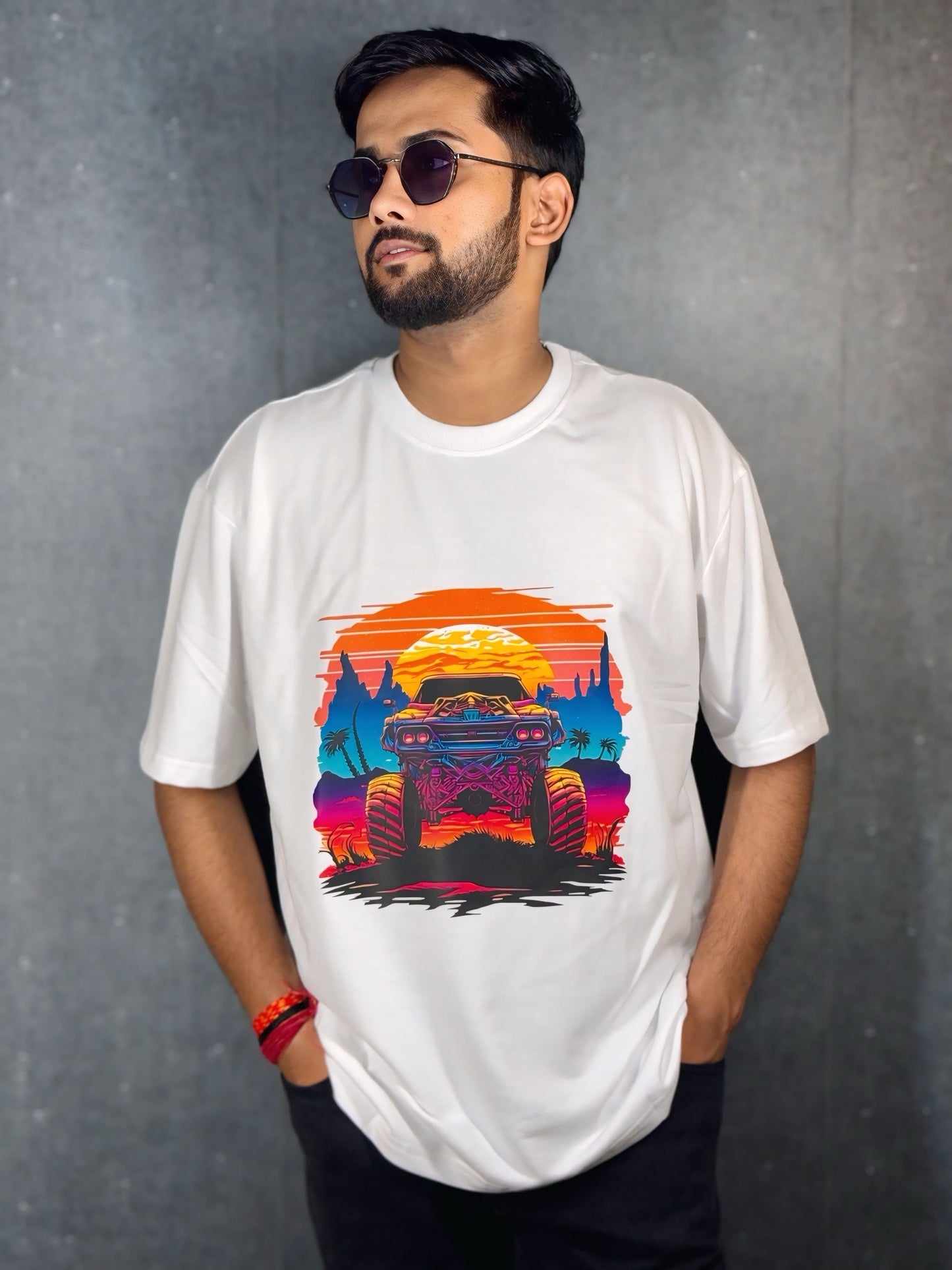 TRINIX Premium Oversized T-Shirt White