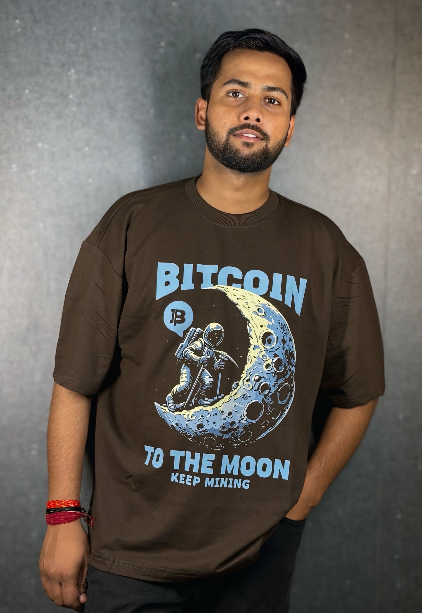 TRINIX Premium Oversized T-Shirt Brown