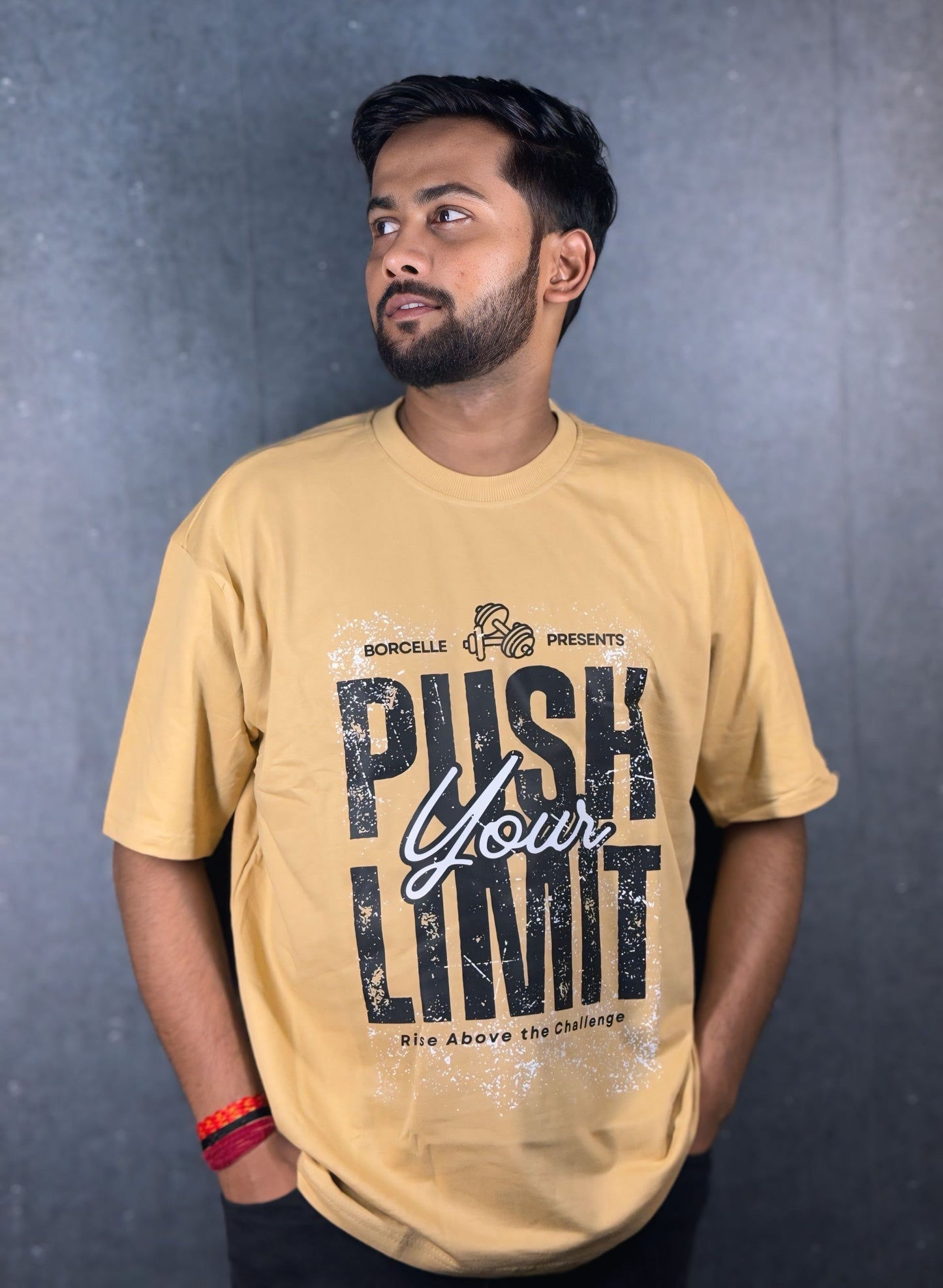 TRINIX Premium Oversized T-Shirt Mustard Yellow