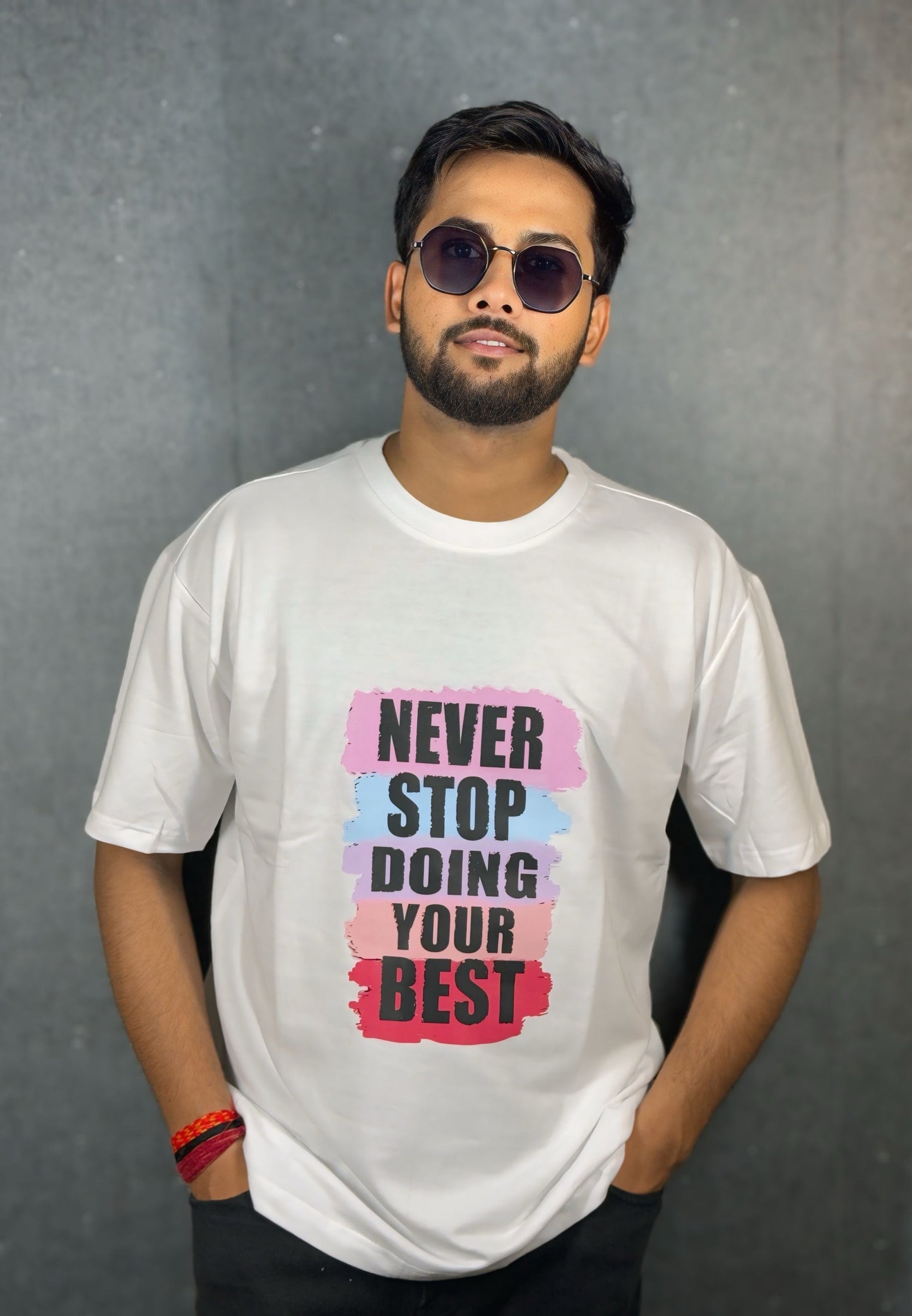 TRINIX Premium Oversized T-Shirt White