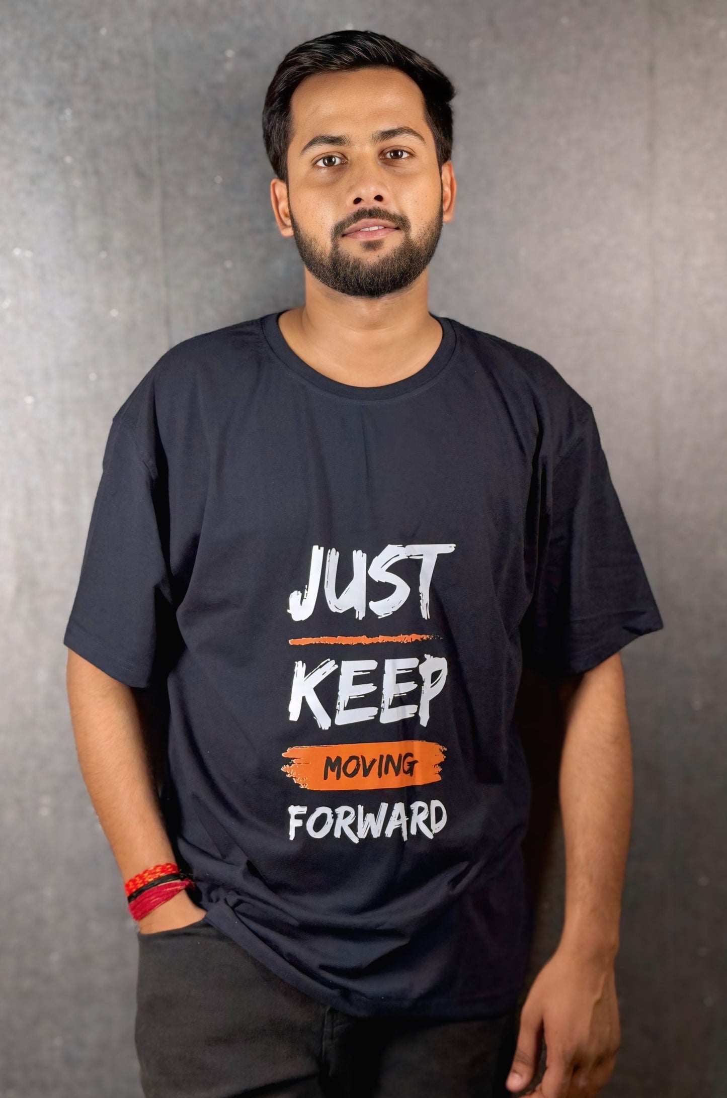 TRINIX Premium Oversized T-Shirt Navy Blue