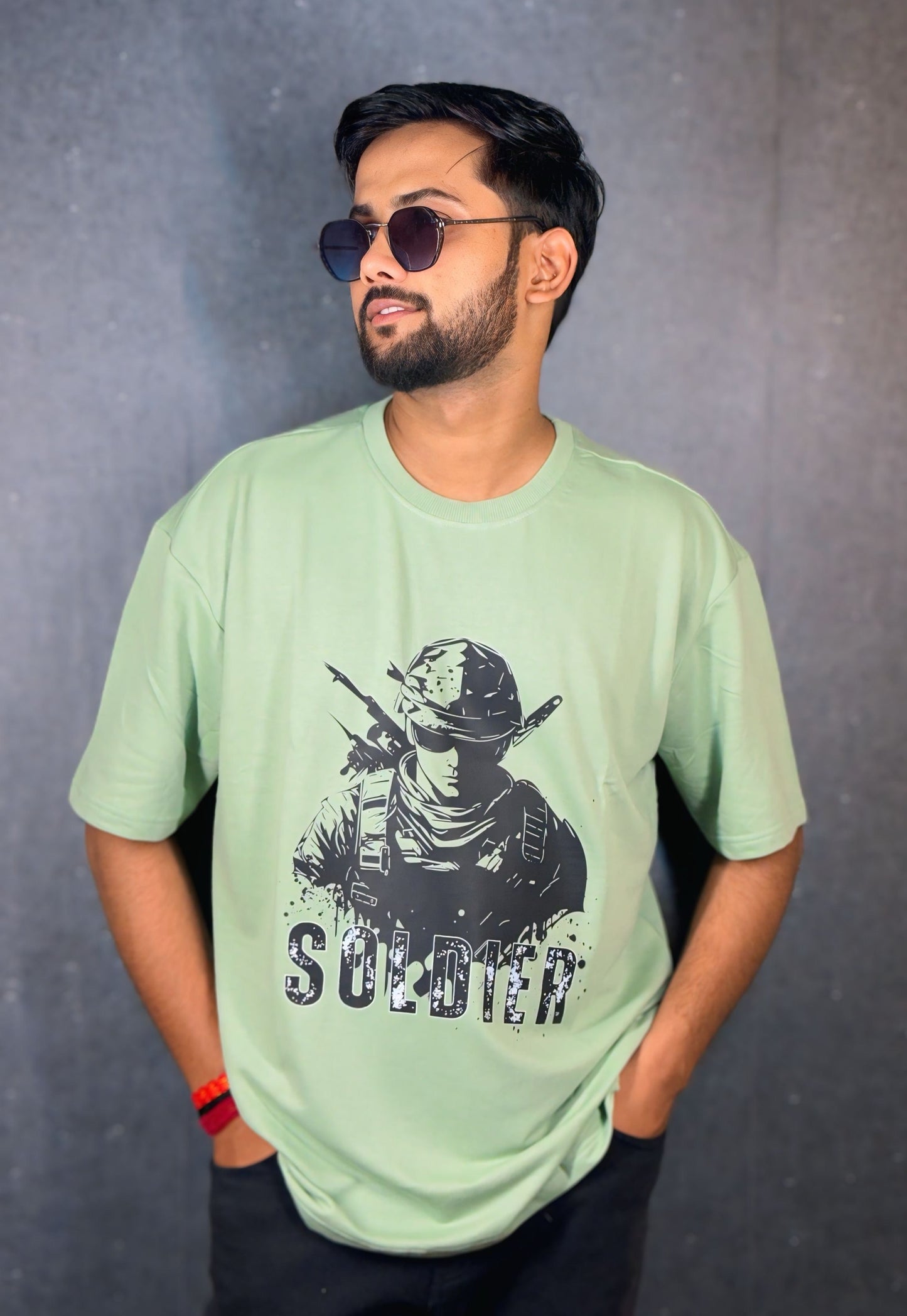 TRINIX Premium Oversized T-Shirt Sage Green