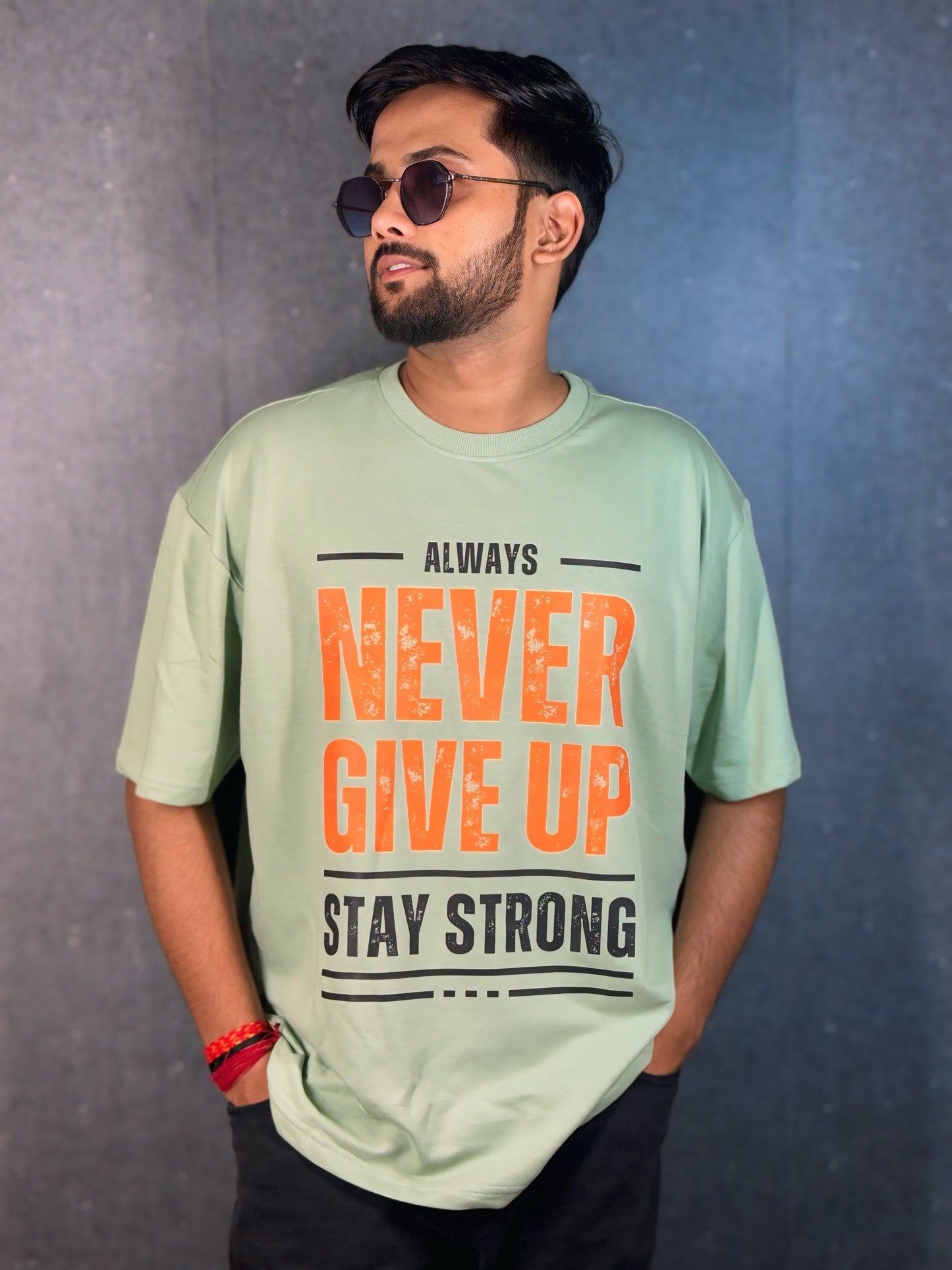 TRINIX Premium Oversized T-Shirt Sage Green