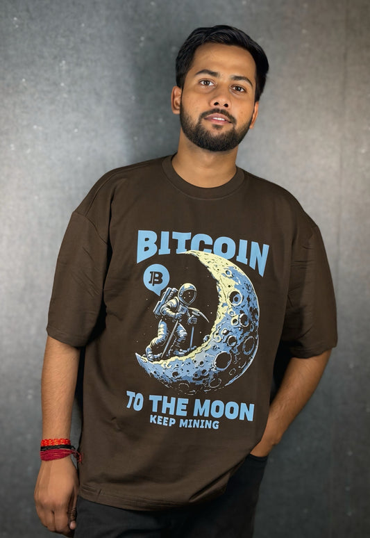 TRINIX Premium Oversized T-Shirt Brown