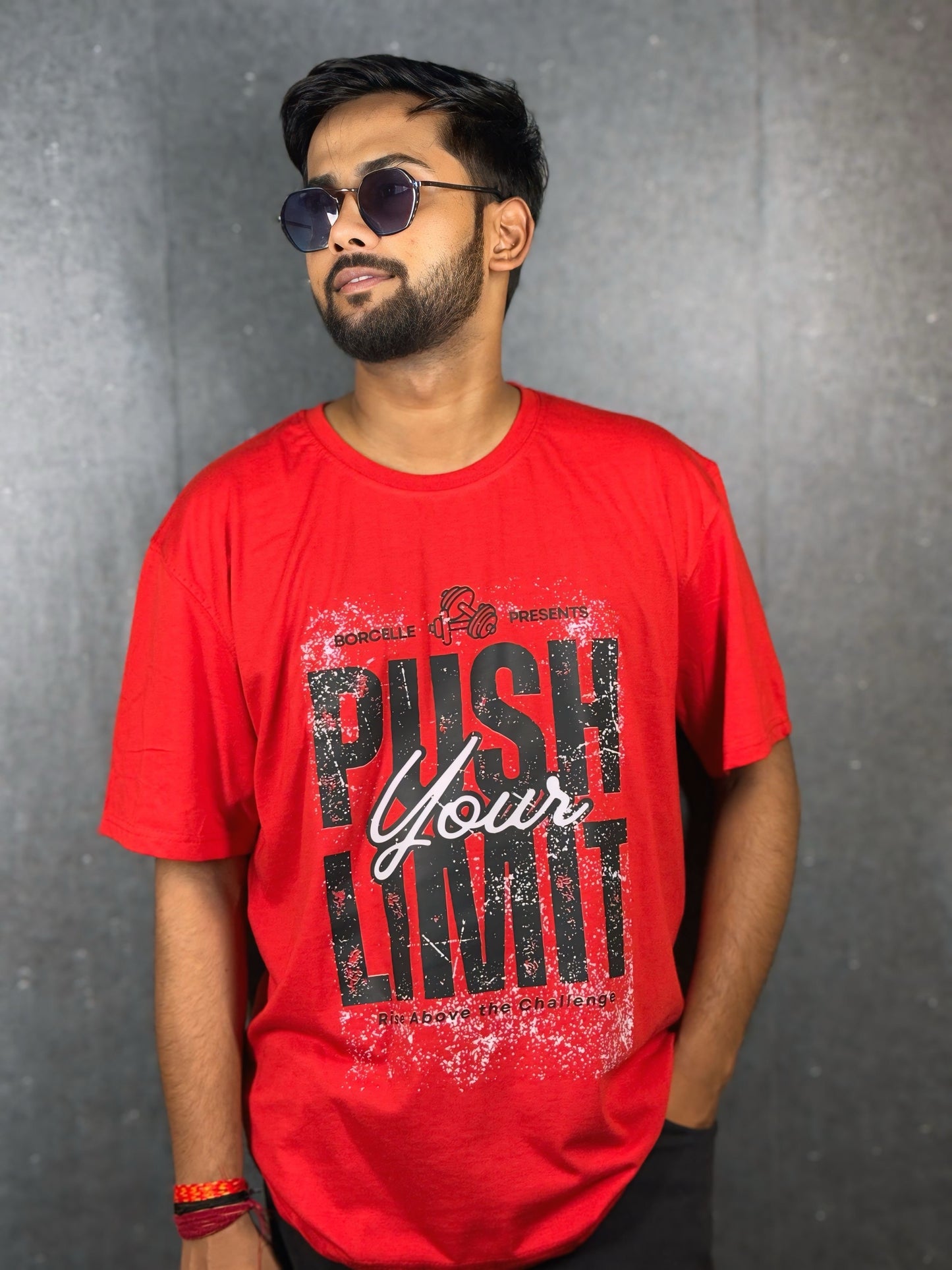 TRINIX Premium Oversized T-Shirt Red