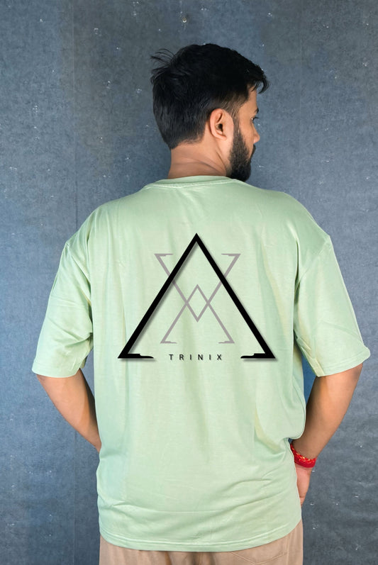 TRINIX Oversized Drop Shoulder Tee – Sage green